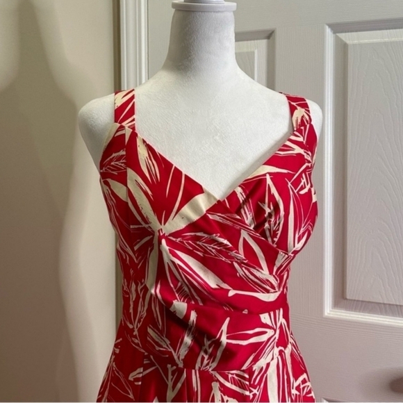 Madison Leigh Pink Floral Print Pin Up Dress - Picture 2 of 4